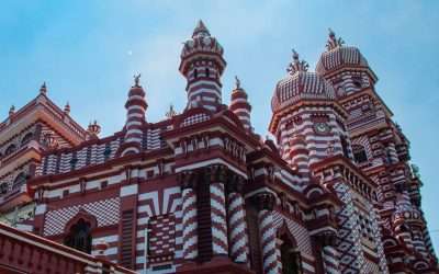 Red mosque in Colombo